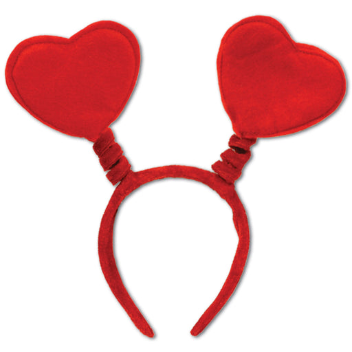 Heart Boppers – (1/Card) by Beistle for Valentines Boppers and Headbands