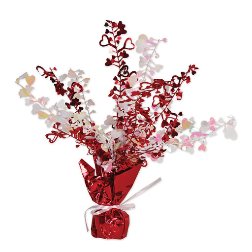 Heart Gleam 'N Burst Centerpiece – 15" – (1/Pkg) by Beistle for Valentines Gleam 'N Burst