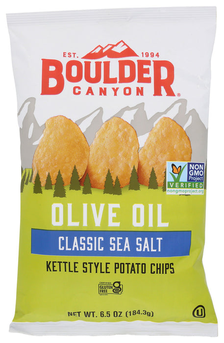 The rich, aromatic taste of olive oil has been a time-tested favorite for thousands of years, so it only seemed right to create with Olive Oil. Using imported olive oil creates a bold rich flavor that is higher in beneficial monounsaturated fats than traditional potato chips.