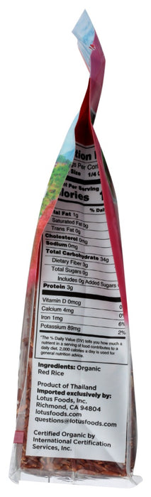 LOTUS FOODS: Organic Red Rice, 15 oz