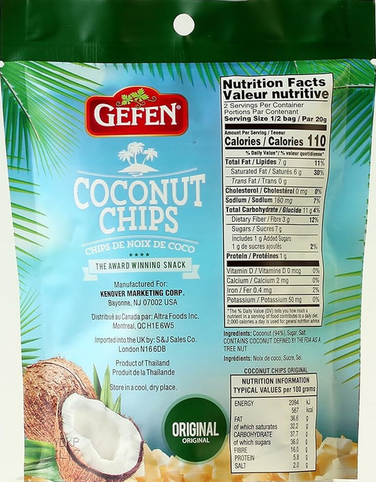 GEFEN: Coconut Chips Original, 1.41 oz