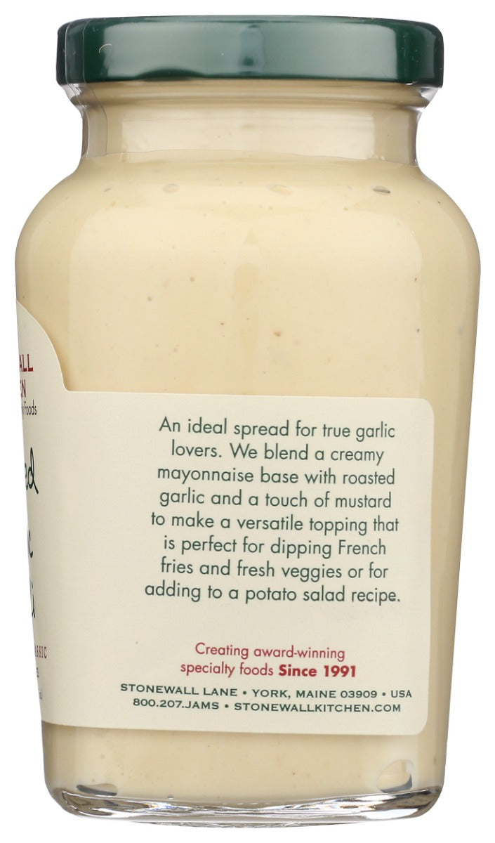 STONEWALL KITCHEN: Roasted Garlic Aioli, 10.25 oz