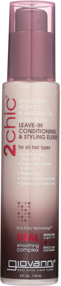 Charged with our own Dual Smoothing Complex of moroccan argan oil + brazilian phyto-keratin for Ultra-Sleek results