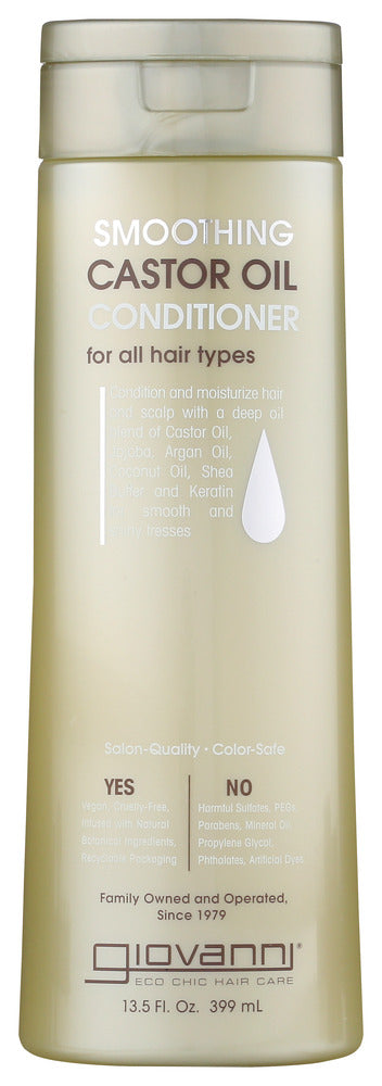 GIOVANNI COSMETICS: Smoothing Castor Oil Conditioner, 13.5 oz - No Brand For Less