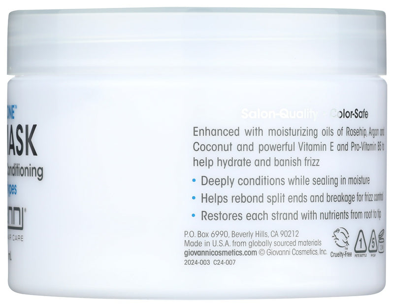 GIOVANNI COSMETICS: Frizz Be Gone Intensive Anti-Frizz Conditioning Hair Mask, 10 fo