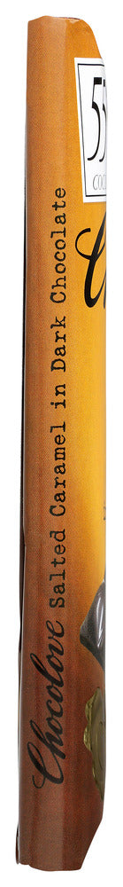CHOCOLOVE: Dark Chocolate Caramel Bar, 3.2 oz