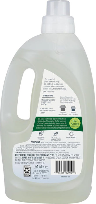 BIO KLEEN: Laundry Liquid Sport Lavender Lavender, 64 oz