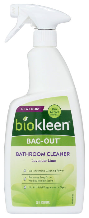 
Our unique and synergistic blend of live enzyme-producing cultures and extracts of lavender and lime effectively cleans and deodorizes tough bathroom odors. Bac-Out&reg; to the rescue every time.
