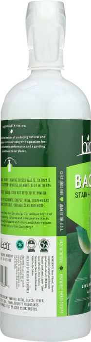 BIO KLEEN: Bac Out Stain And Odor Remover Foam Spray, 32 oz