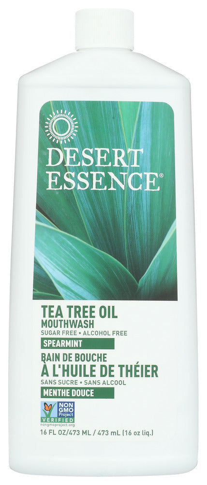 Flavored with Spearmint, this effective, dentist-recommended mouthwash features the inherent antiseptic properties of pure, Eco Harvest Tea Tree Oil.