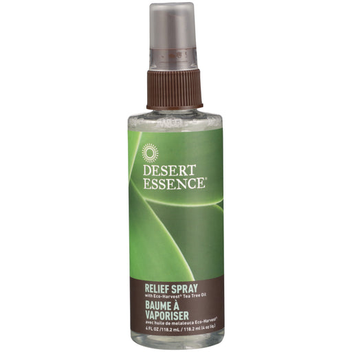 DESERT ESSENCE: Tea Tree Spray Relief, 4 oz - No Brand For Less 