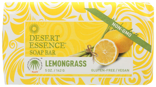 DESERT ESSENCE: Soap Bar Lemongrass, 5 oz - No Brand For Less 