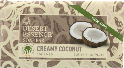 DESERT ESSENCE: Soap Bar Creamy Coconut, 5 oz - No Brand For Less 
