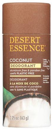 DESERT ESSENCE: Coconut Deodorant, 2.25 oz