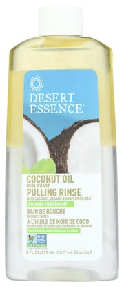 Inspired by the ancient Ayurvedic practice of oil pulling, this dual phase pulling rinse formulated with Organic Virgin Coconut Oil, Organic Sesame and Organic Sunflower Oil helps remove impurities from teeth and gums, while freshening breath with pure Australian Tea Tree, Wintergreen and Spearmint Oils.