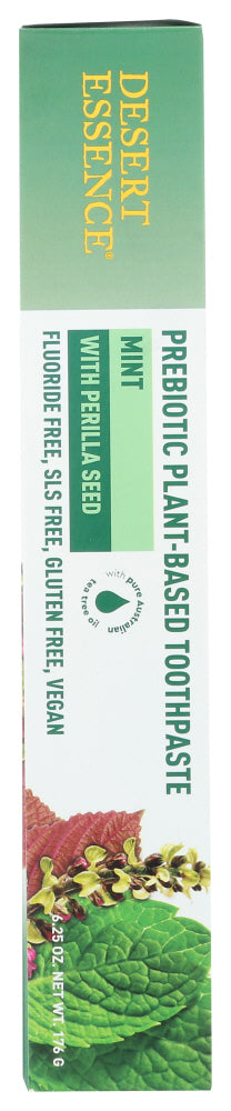DESERT ESSENCE: Prebiotic Botanical Mint Toothpaste, 6.25 oz - No Brand For Less 