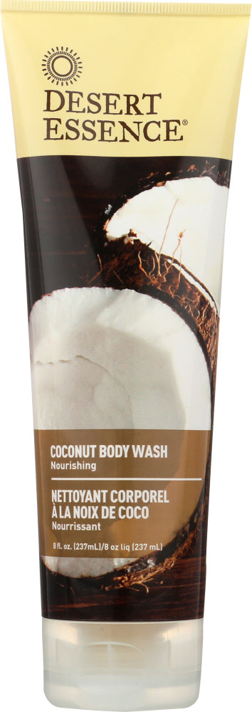 DESERT ESSENCE: Body Wash Coconut, 8 fl oz - No Brand For Less