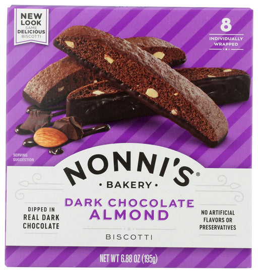 NONNIS: Dark Chocolate Biscotti, 6.88 oz