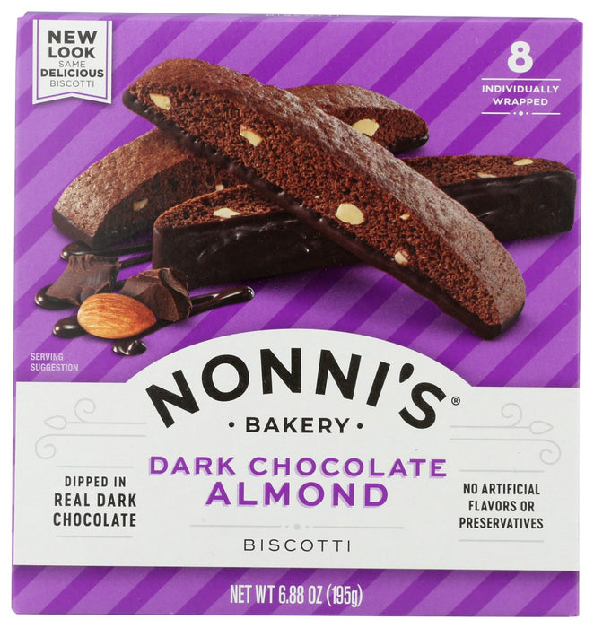 NONNIS: Dark Chocolate Biscotti, 6.88 oz