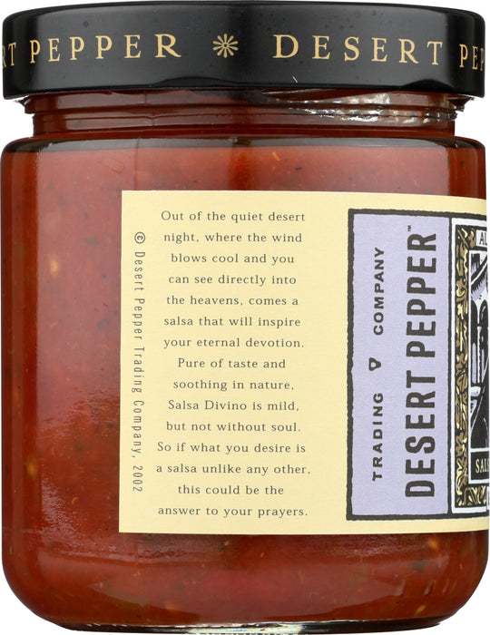 DESERT PEPPER: Divino Mild Salsa, 16 oz