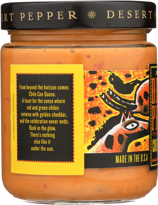 DESERT PEPPER: Chile Con Queso Medium, 16 oz