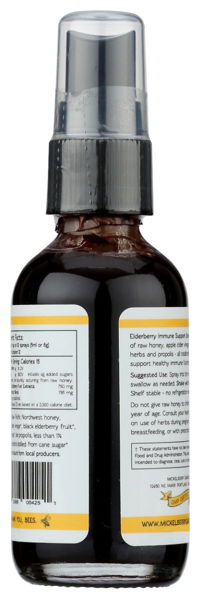 MICKELBERRY GARDENS: Immune Elderberry Spray, 2 fo