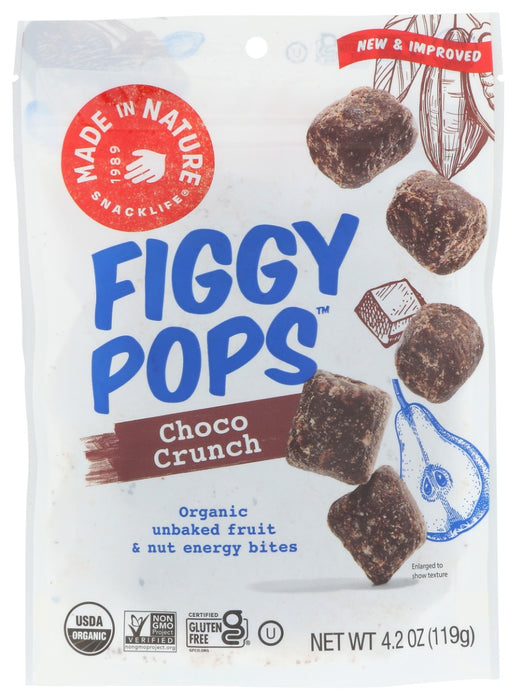 Food really shouldn't be a competition, but sometimes it is. Good thing nature is our team captain, which means you stand to claim total culinary victory in the form of our Choco Crunch Figgy Pops ” a snack so sublimely satisfying and naturally energizing that it'll keep you going strong all day long.