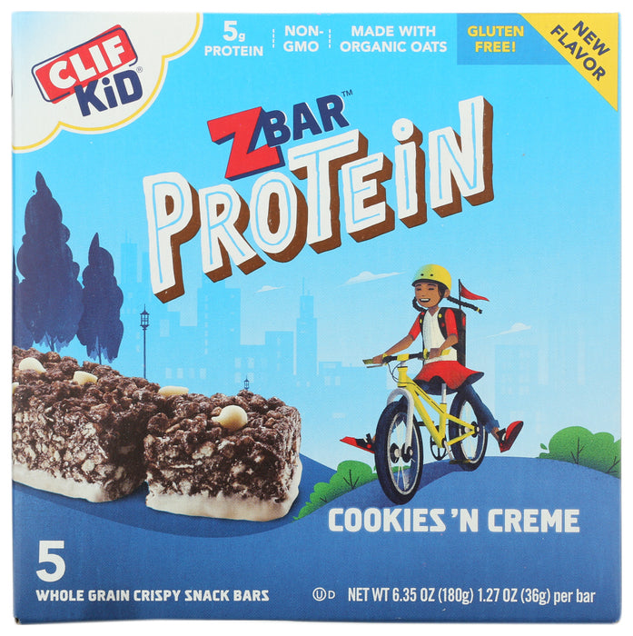 CLIF KID: ZBar Cookies N Creme Protein, 6.35 oz