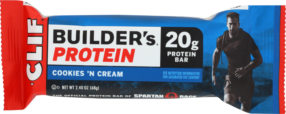 CLIF: Builder Protein Bar Cookies 'N Cream, 2.4 oz