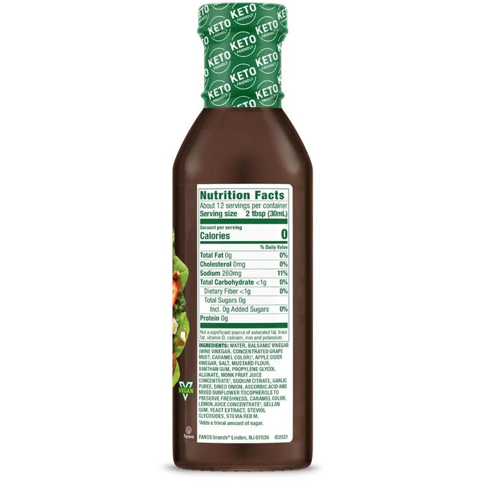 WALDEN FARMS: Honey Balsamic Vinaigrette, 12 Oz