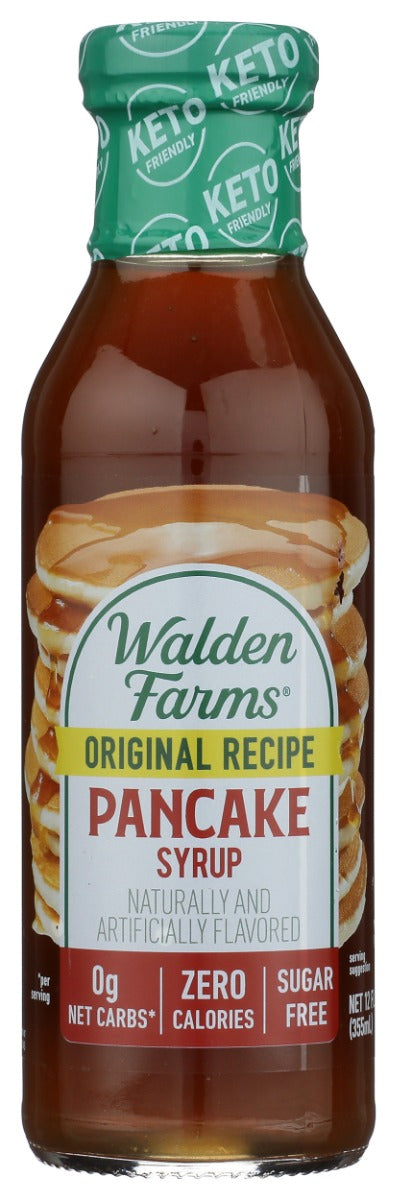 "The Original" is back by popular demand! Walden Farms Original Recipe Pancake Syrup is a great-tasting, best selling original flavor. Enjoy the classic syrup you know and love while staying on your healthy lifestyle journey. All with no sugar, carbs, gluten, or cholesterol of any kind! Pour on pancakes or get as creative with it as you like. Use as a smoothie ingredient, drizzle over veggies before roasting or upgrade your popcorn with it for a sweet and savory treat.