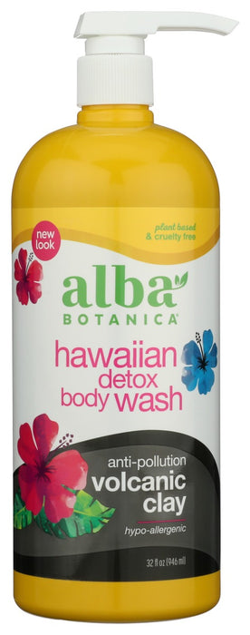 When your skin soaks in the pollution and toxins you encounter every day, it protects what's on the inside at the expense of what's on the outside. With the extraction action of real volcanic clay, this rich, bubbly body wash rewards skin with the deep down detoxifying clean it has earned. A tropical infusion of coconut water, torch ginger, lotus flower and yerba mata extract then boost skin's natural defenses. Bright and clean, skin glows with gratitude.