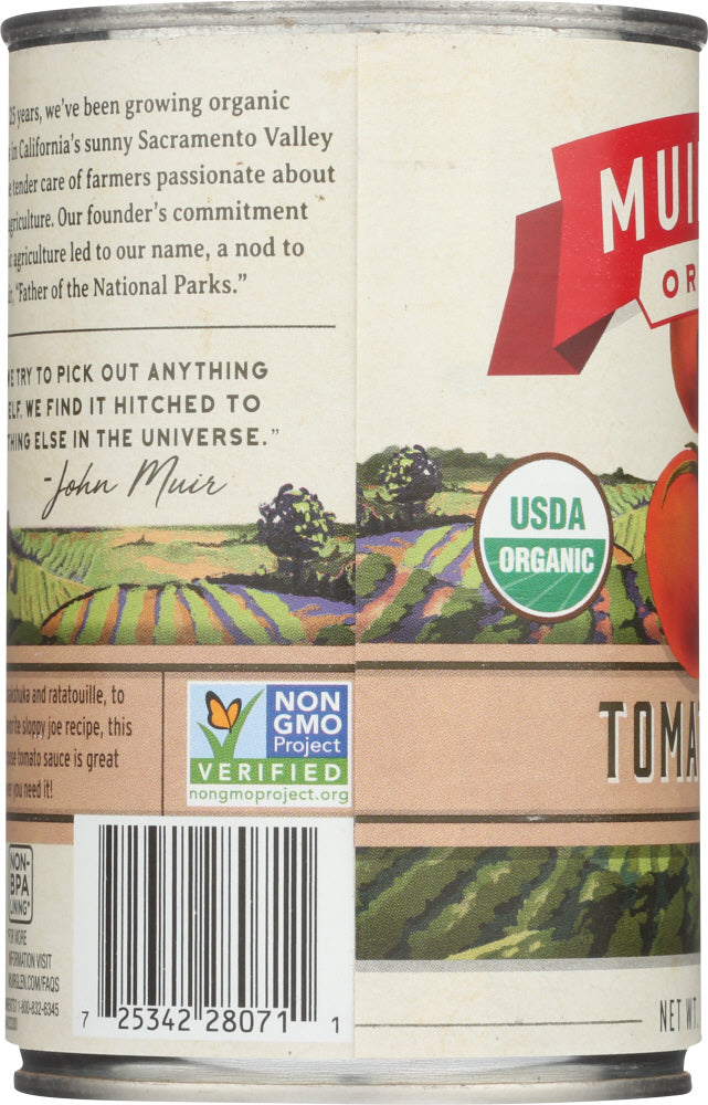 MUIR GLEN: Organic Tomato Sauce, 15 oz