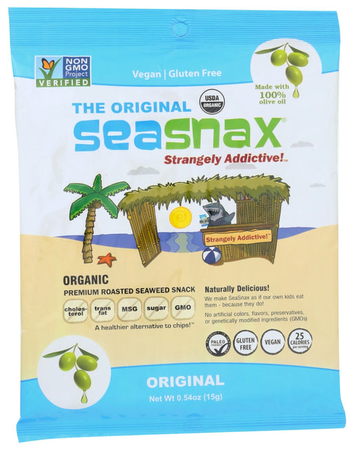 SeaSnax is an award winning premium roasted seaweed snack for the entire family,&nbsp; We begin with sustainably-grown organic seaweed and roast it to perfection with just a touch of organic extra virgin olive oil and a pinch of sea salt.