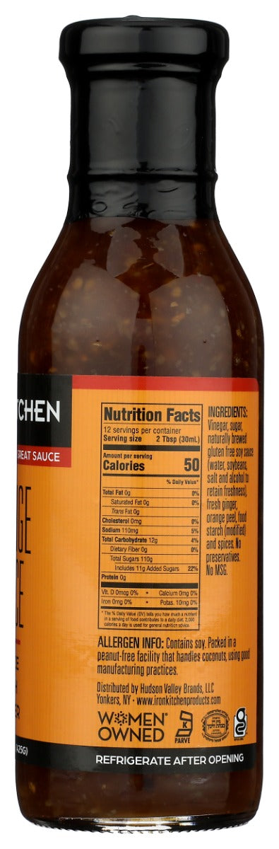 IRON CHEF: Orange Sauce Glaze With Ginger, 15 oz