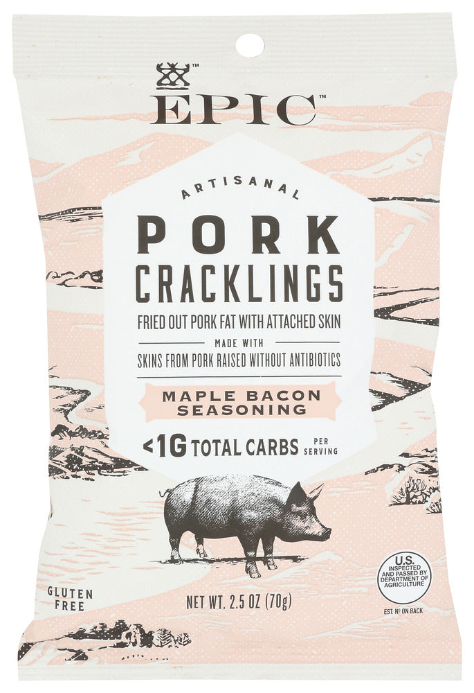 EPIC: Seasonin Prk Mple Bacon, 2.5 oz - No Brand For Less