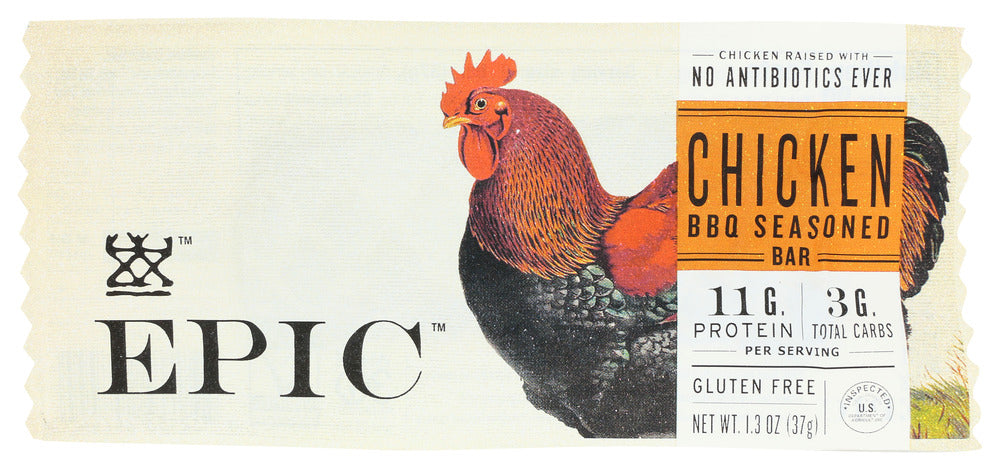 EPIC: Chicken Bbq Seasoned Bar, 1.3 oz