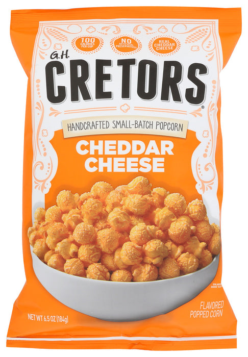 Today we make our Cheese Corn just like Great Grandpa did. We melt real cheddar cheese in special kettles to just the right temperature before pouring it on the fluffiest popcorn you've ever tasted. From our kitchen to yours, enjoy!