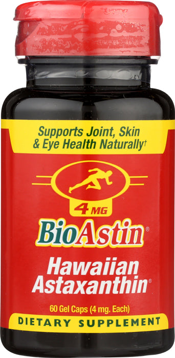 NUTREX: Hawaii BioAstin Hawaiian Astaxanthin 4 Mg, 60 Gel Caps