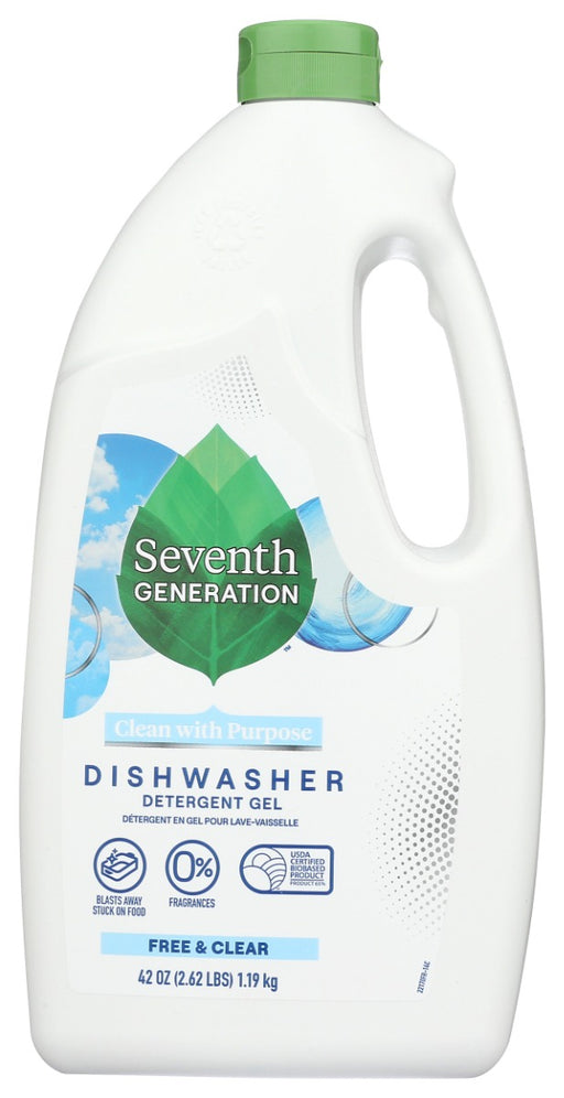 IT WORKS
Our premium, plant-based enzyme system make short work of whatever's waiting in your dishwasher. Leaves dishes shining, residue- and scent-free.
WE CARE
Plant-based gel formulated to clean even tough loads without phosphates or chlorine. Non-toxic formula has no harsh fumes.