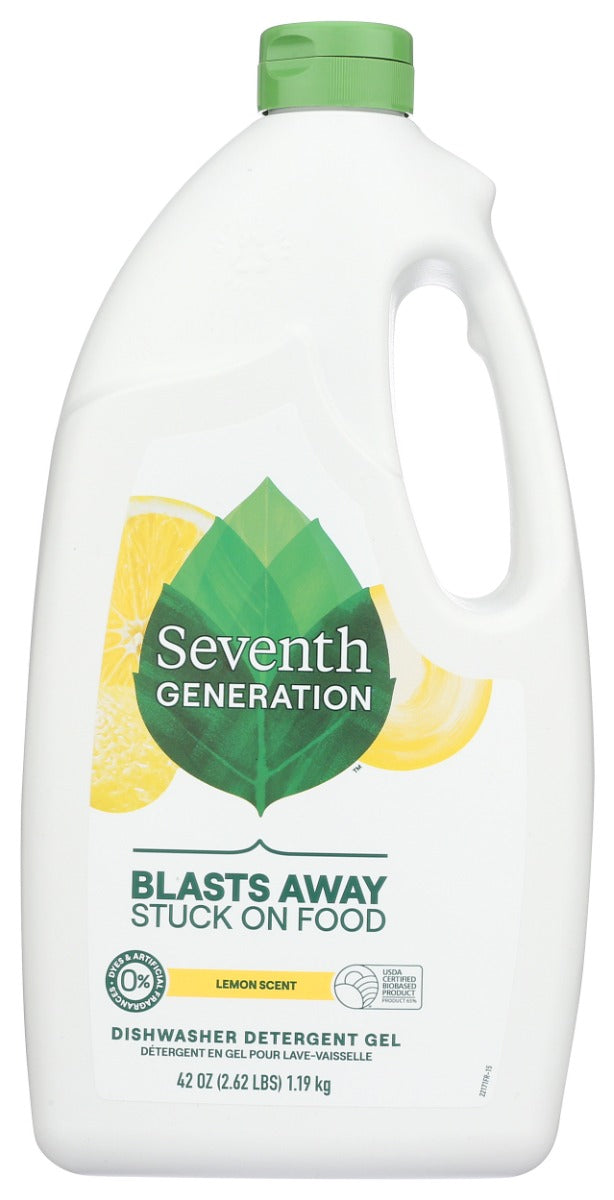 IT WORKS
Our premium, plant-based enzyme system make short work of whatever's waiting in your dishwasher. Leaves dishes shining, residue- and scent-free.
WE CARE
Plant-based gel formulated to clean even tough loads without phosphates or chlorine. Non-toxic formula has no harsh fumes.