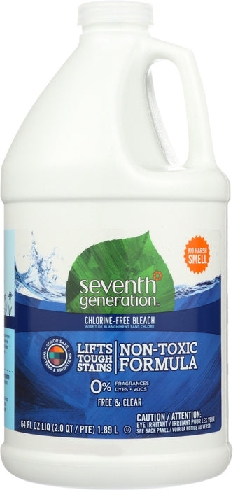 SEVENTH GENERATION: Free & Clear Chlorine-Free Bleach, 64 oz