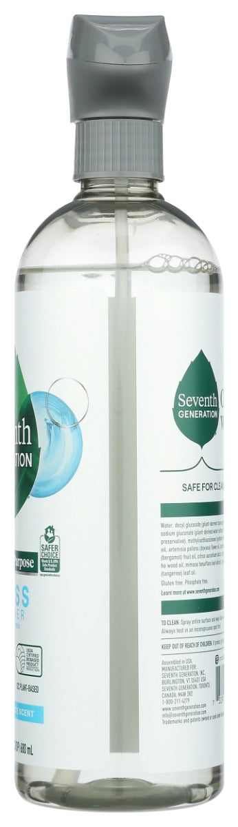 SEVENTH GENERATION: Glass Cleaner Sparkling Seaside, 23 oz