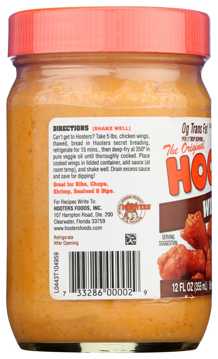 HOOTERS: Medium Wing Sauce, 12 oz