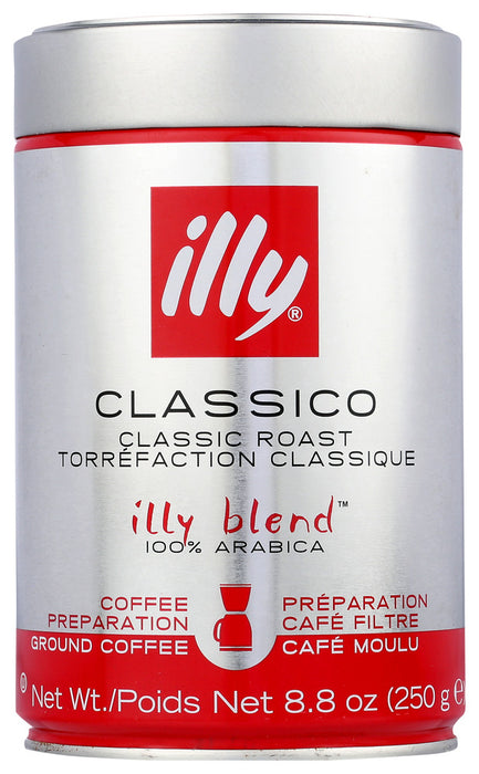ILLYCAFFE: Coffee Ground Normale Fine, 8.8 oz