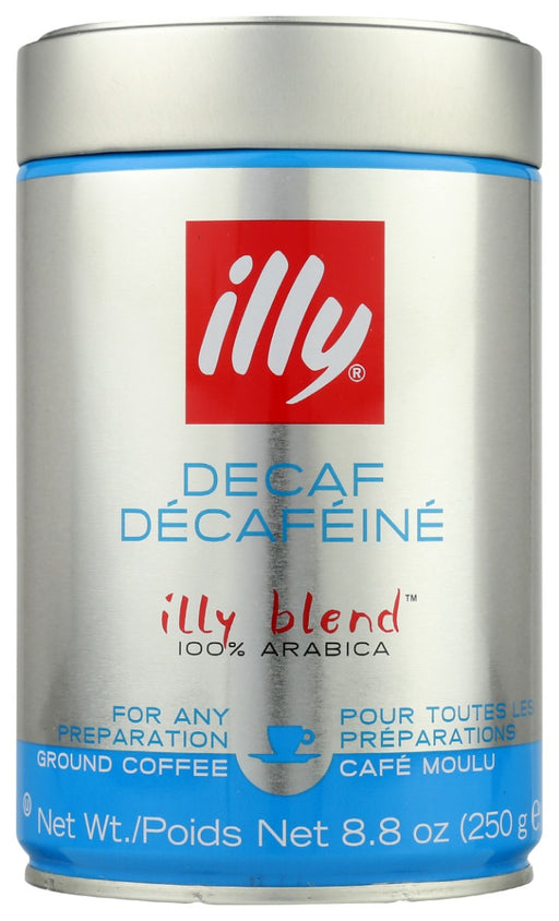 ILLYCAFFE: Ground Espresso Decaffeinated Coffee, 8.8 oz