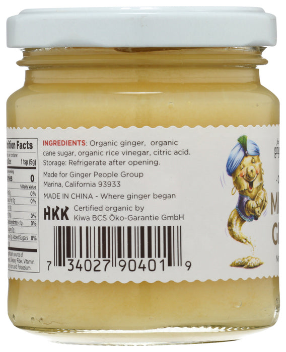 THE GINGER PEOPLE: Organic Minced Ginger, 6.7 Oz