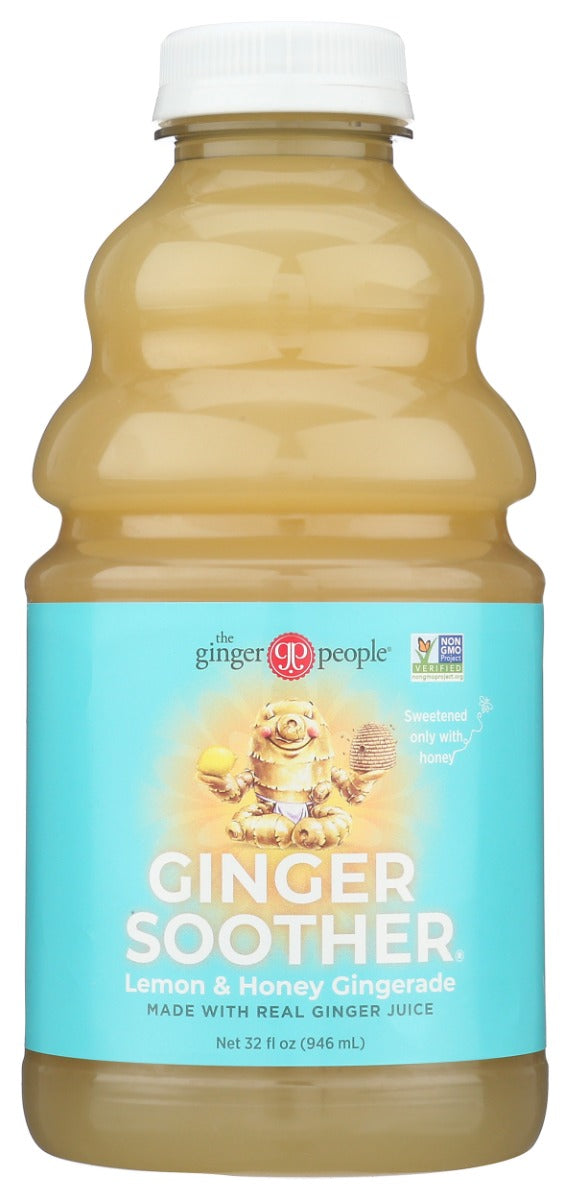 A stomach-settling elixir made with antioxidant-rich, fresh-pressed punchy Peruvian ginger, lemon juice and pure honey