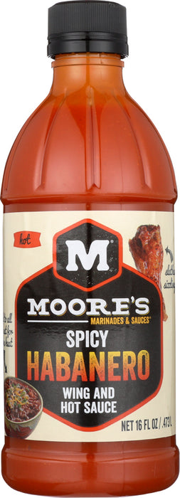 MOORE: Sauce Habanero Wing and Hot, 16 oz
