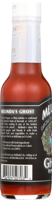 MELINDAS: Hot Sauce Ghost Pepper, 5 oz